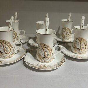 Dining | Elegant Gold Paisley Tea Set | Poshmark